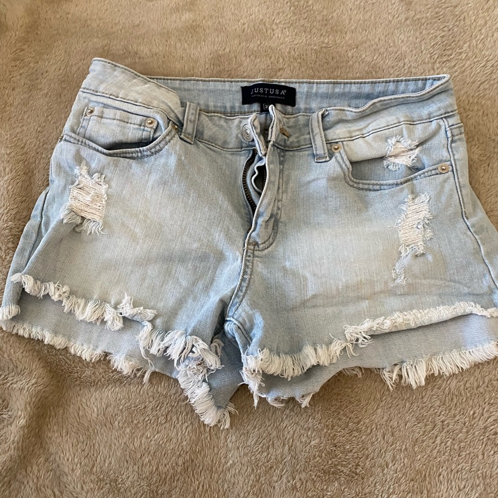 Just USA cutoff shorts